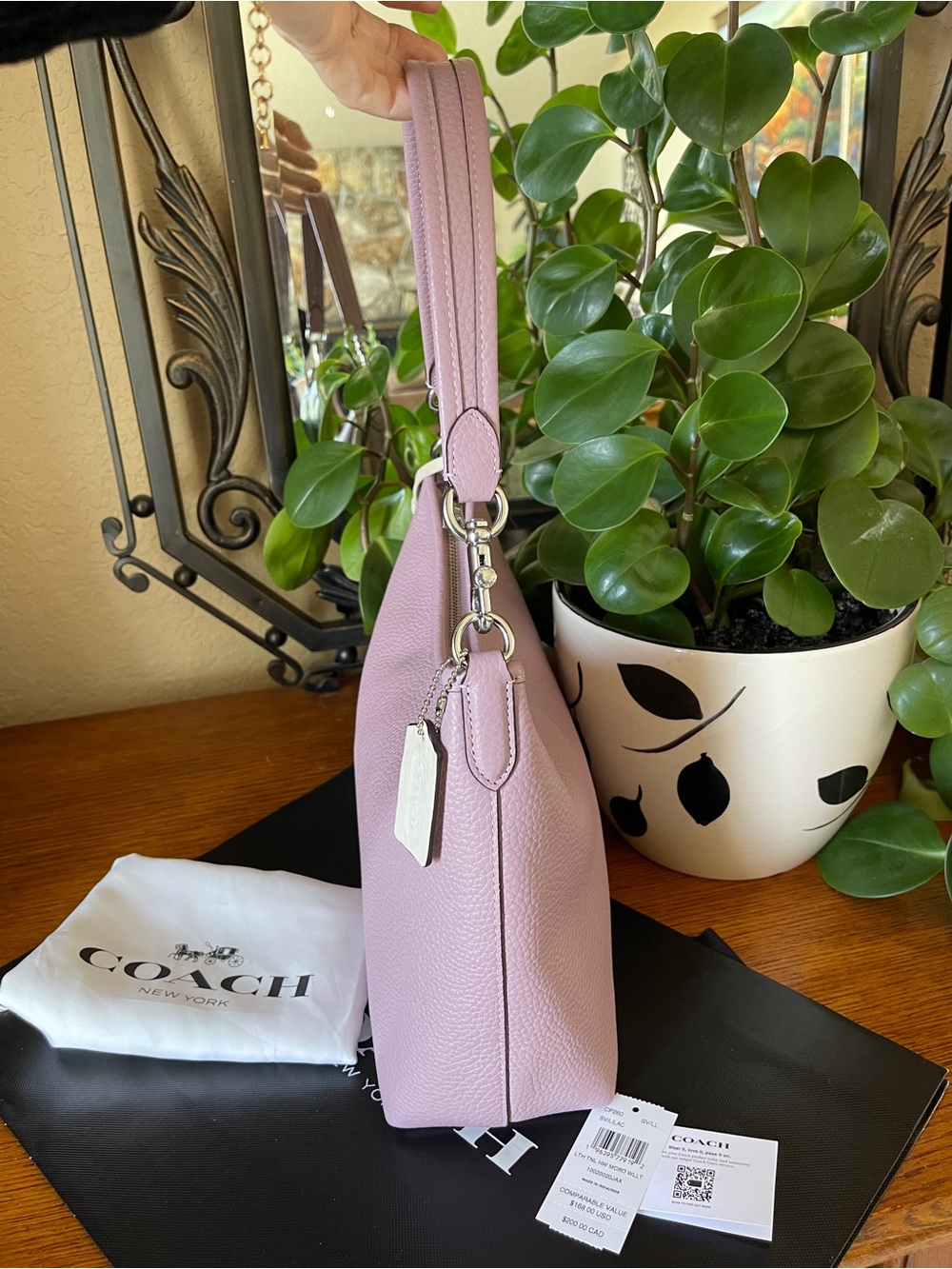 NWT Coach Laurel Shoulder Bag with Cream Tassel - Picture 5 of 14